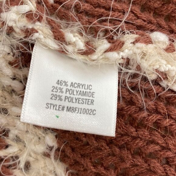 Alya eyelash long sleeve open front cardigan sweater size M - Picture 7 of 10